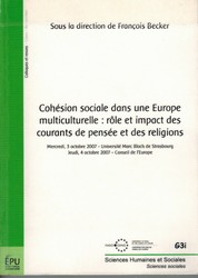 Cohésion sociale dans une Europe multiculturelle